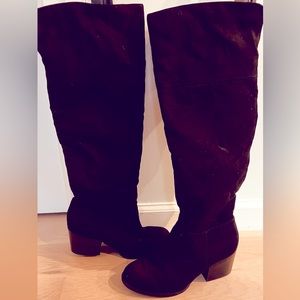 Brash Knee High Black Boots